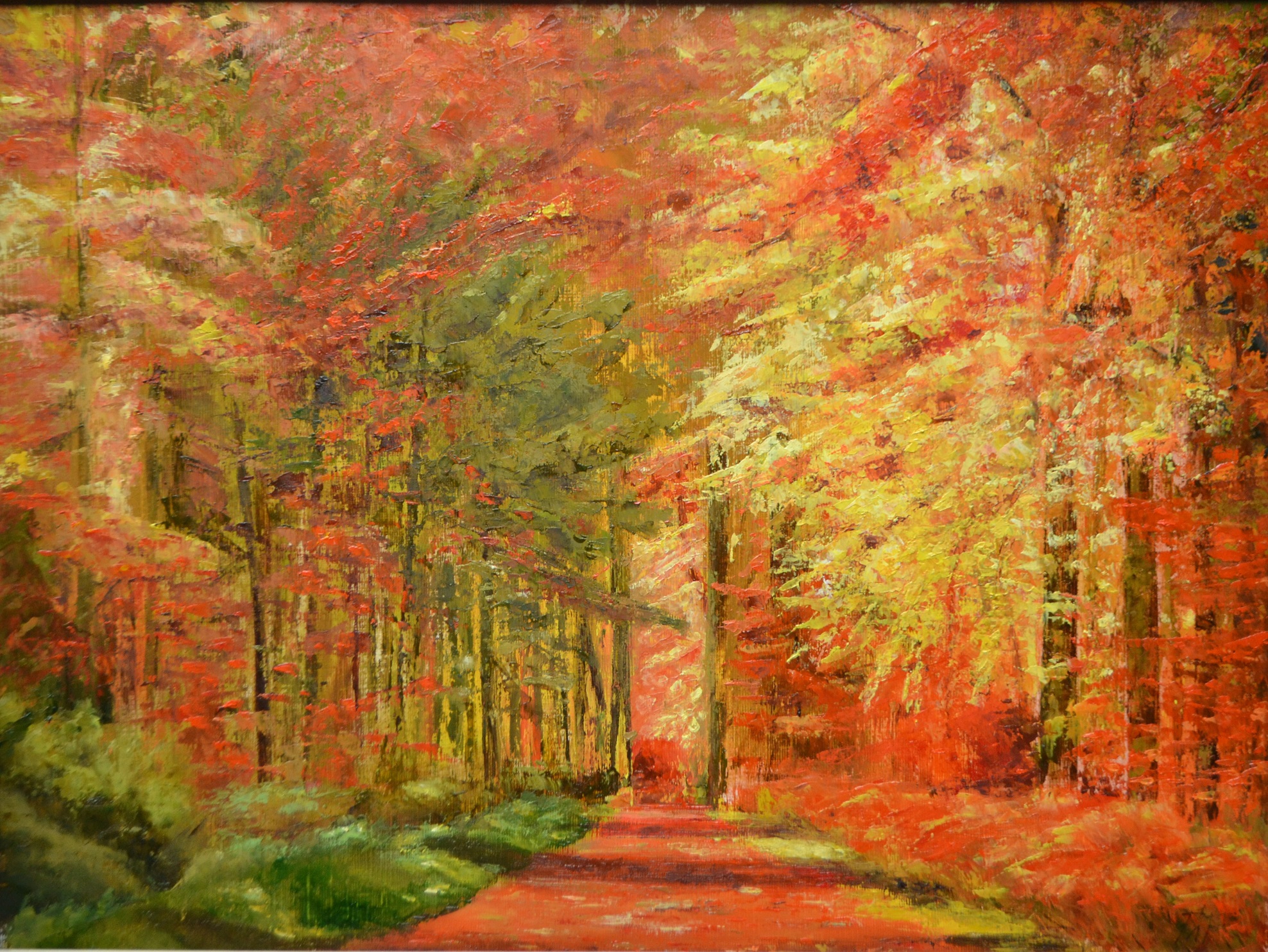 Tableau Paysage Automne - Ballet des Bouleaux | Art Virtuoso